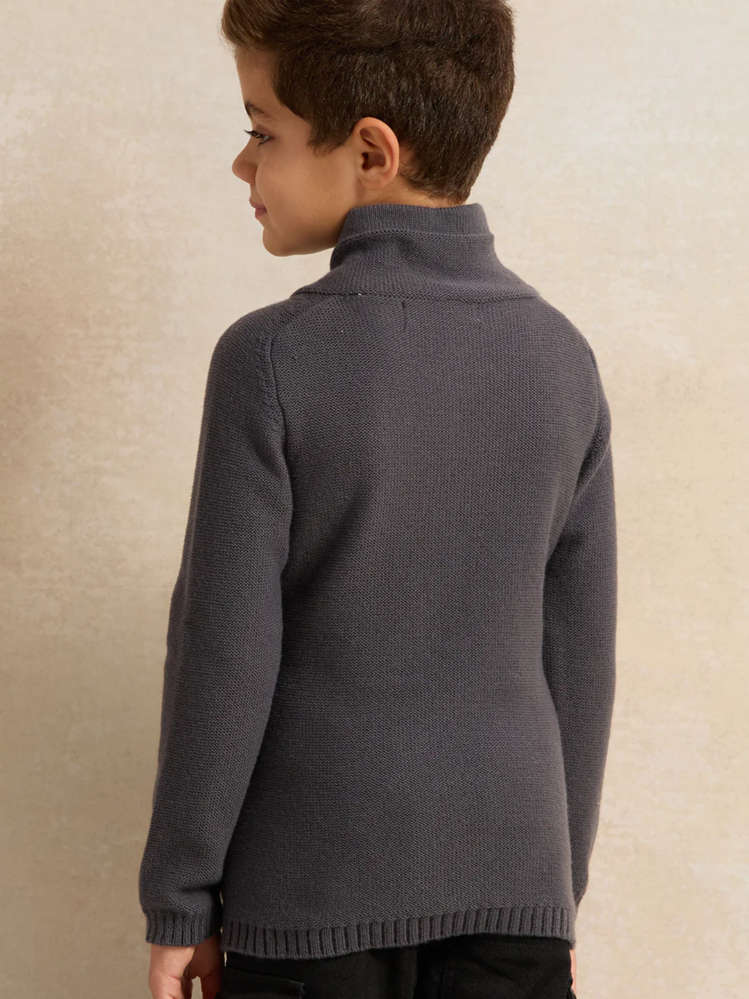 Пуловер REDTAG, размер 4-5 лет, серый — фото 1