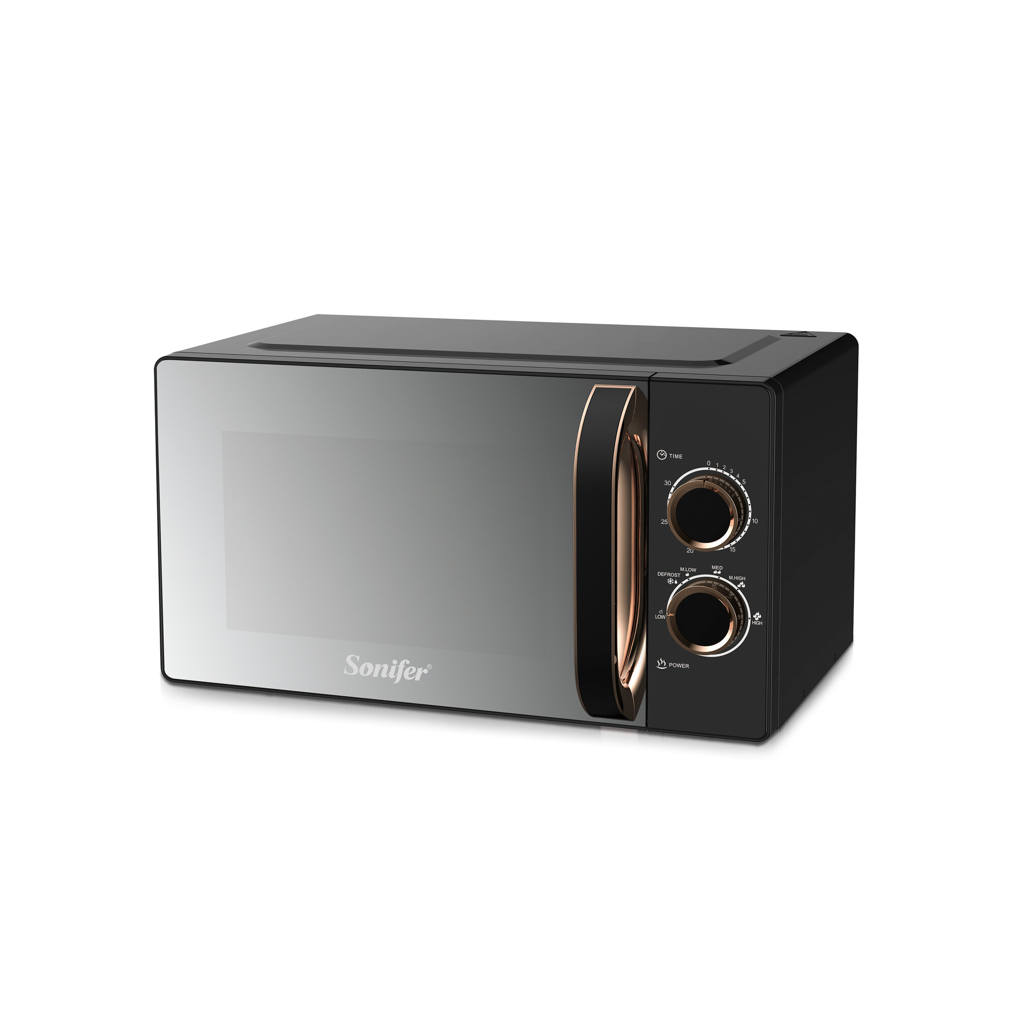 Электрическая кухонная микроволновая печь Sonifer SF-4049 с функцией гриля и механическим управлением, 20 л
