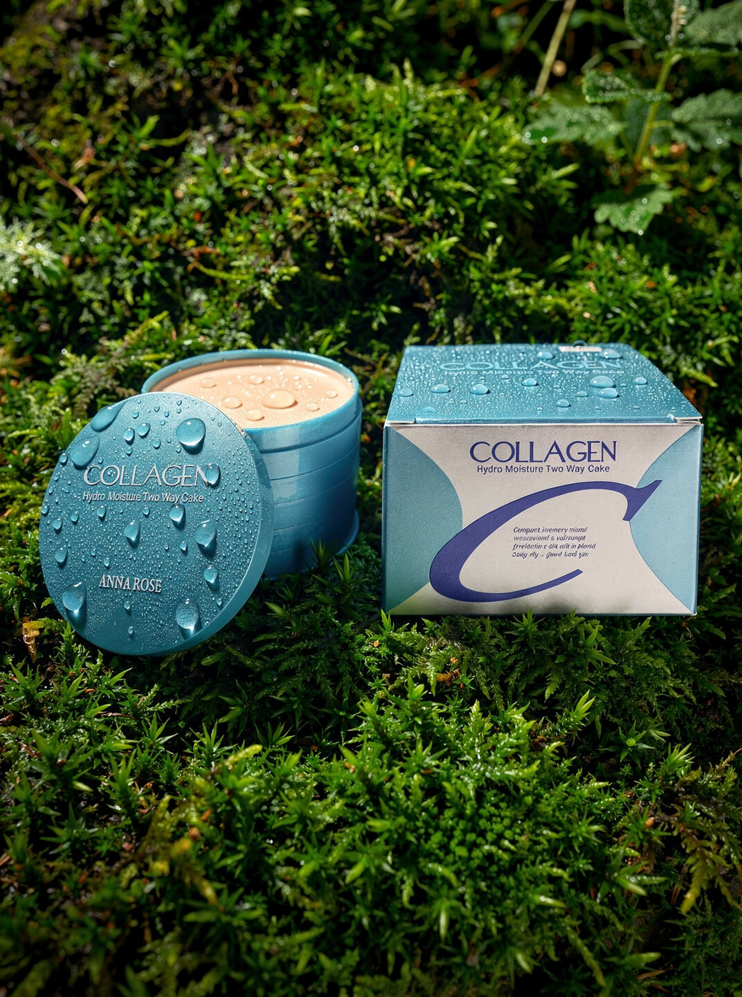 Пудра Collagen Hydro Moisture Two Way Cake Anna Rose 5в1 SPF25+/PA++ №13