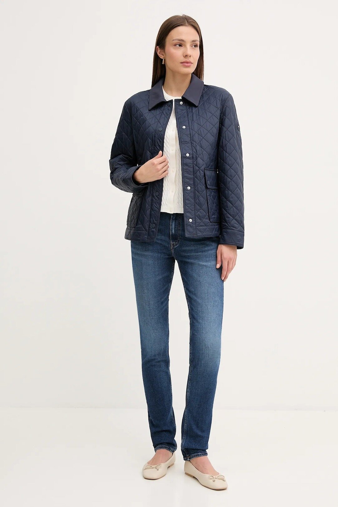 Куртка TOMMY HILFIGER, размер L, темно-синий — фото 1