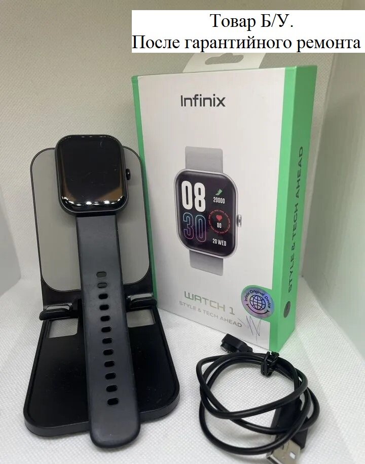 Смарт-часы INFINIX XW1, 40мм, 1.83", Black