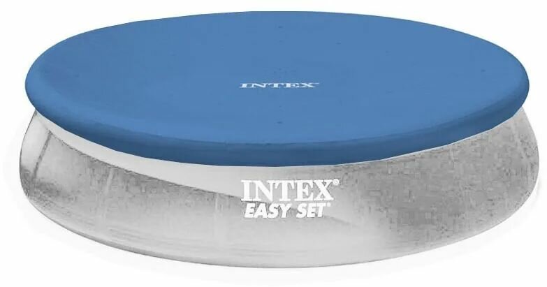 Тент д/бассейна с надувным бортом INTEX D244см