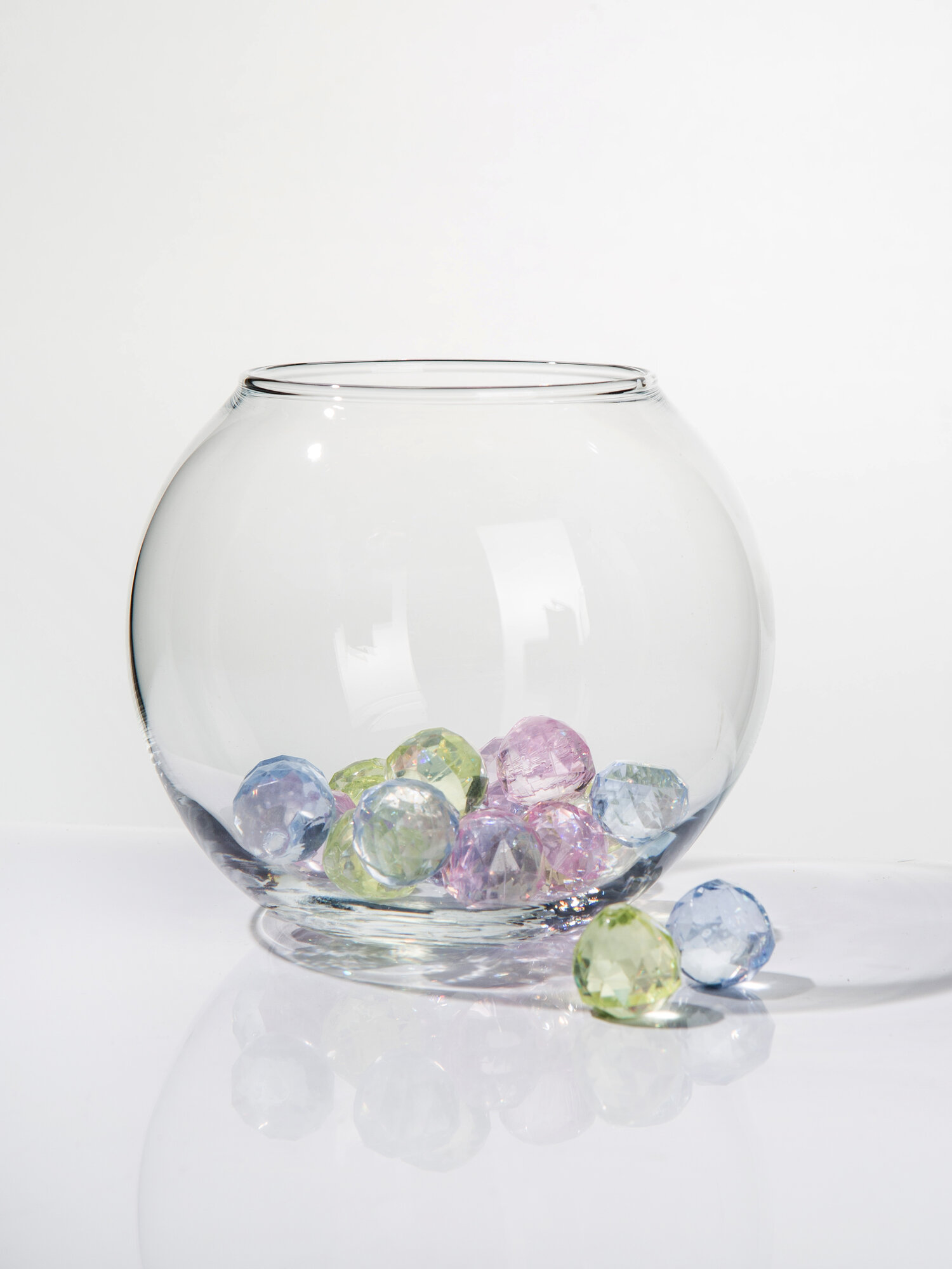 Ваза "Флора" 102,5 мм 800 мл Pasabahce стеклянная, прозрачная, шар — фото 1