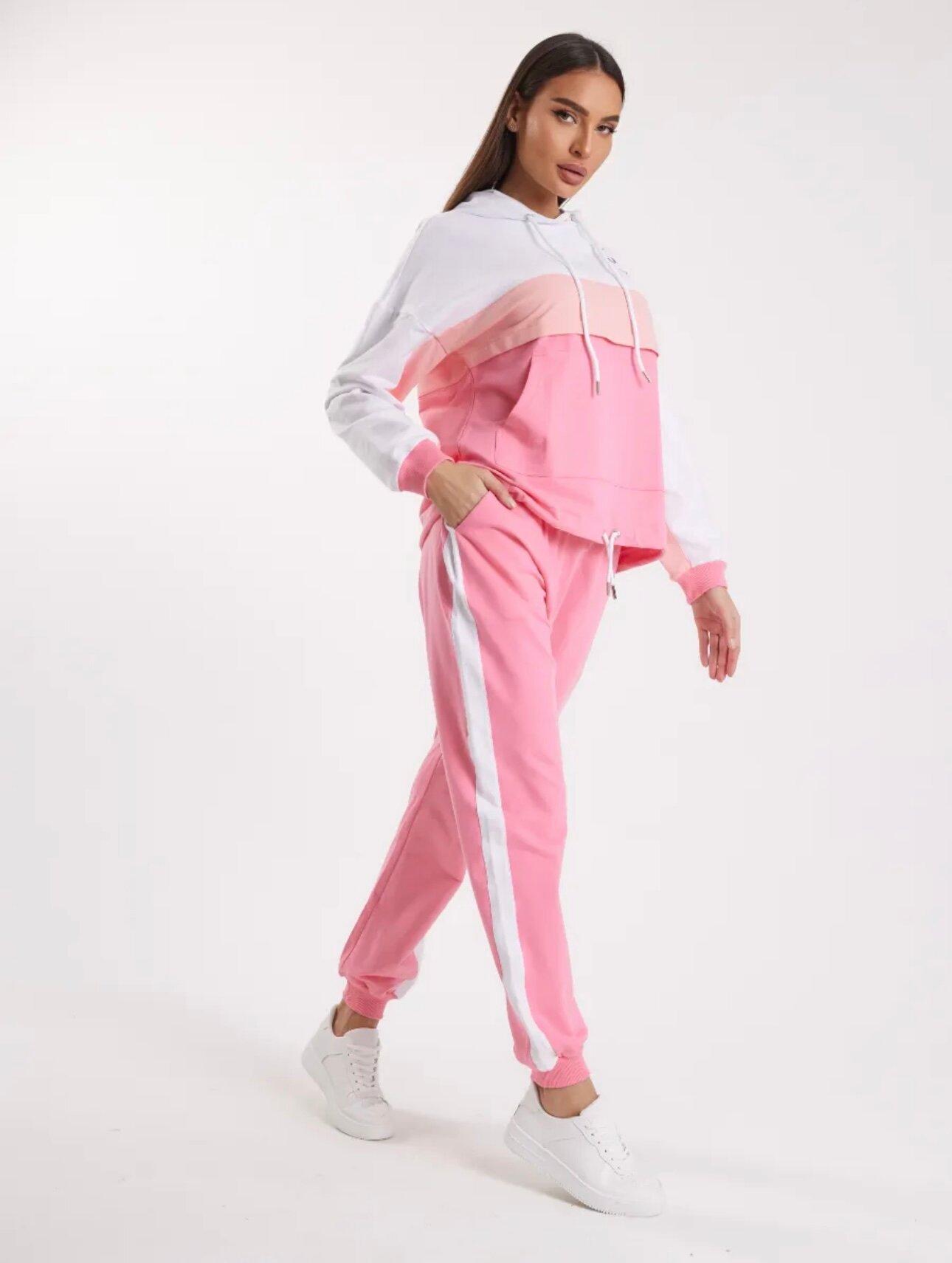 Комплект одежды , размер L, розовый — фото 1