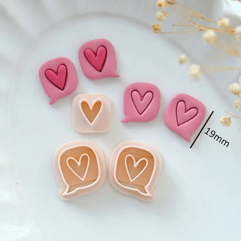 Фрезы для глины двойное сердце