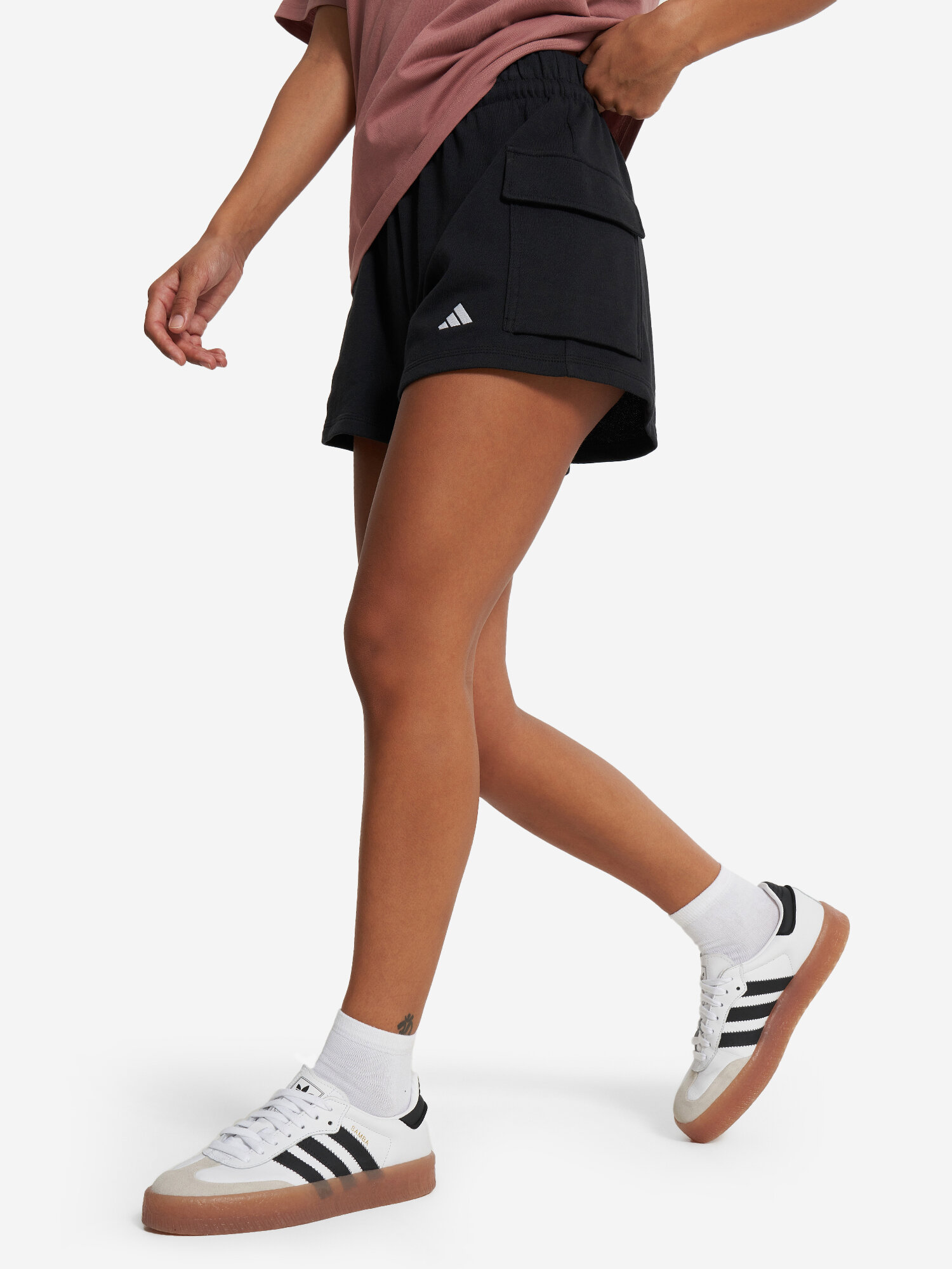Шорты adidas, размер L, черный/белый