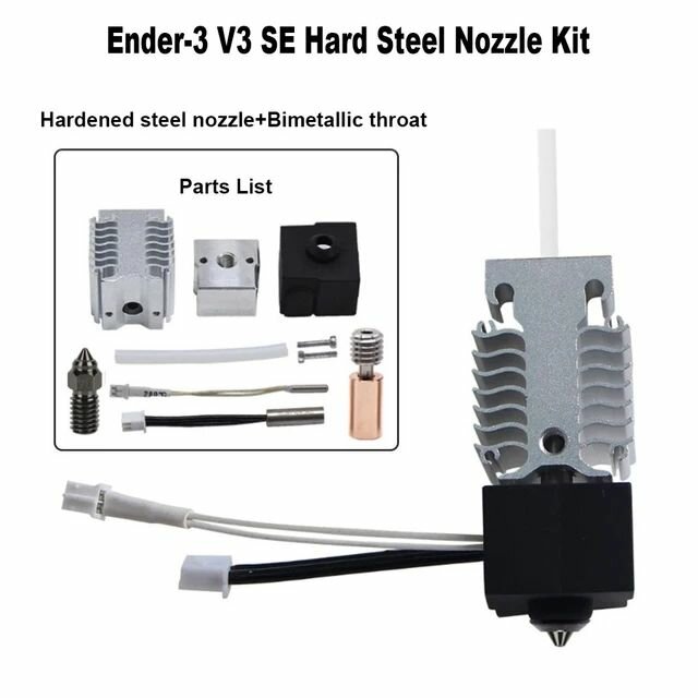 Creality Ender 3 V3 SE Hotend Kit, насадка из стали