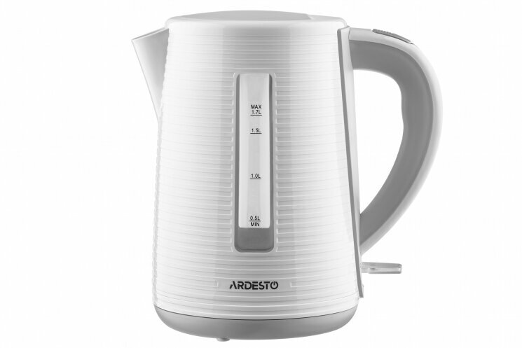 Электрочайник Ardesto EKL-F17WG 1.7л/2150Вт/strix контроль/цвет белый + серый