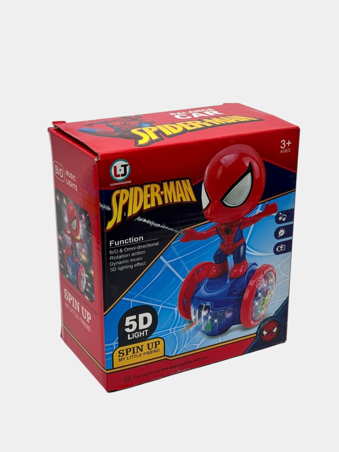 Интерактивная игрушка Spider Scooter 3D музыкальный человек-паук на скутере | Код. 27278