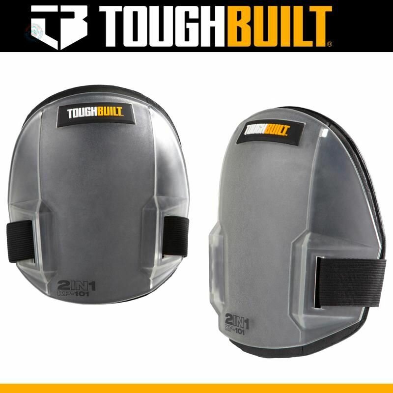 Наколенники TOUGHBUILT TB-KP-101 2-в-1 ударопрочные съемные наколенники для строительства и ремонта защита коленей с жесткими оболочками и мягкой пеной устойчивые к царапинам