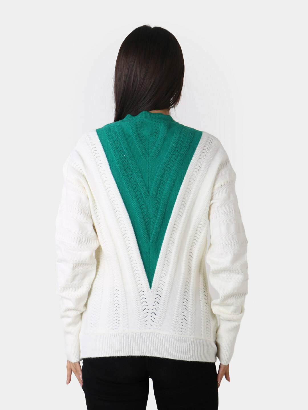 Свитер размер One Size, , темно-бирюзовый — фото 1