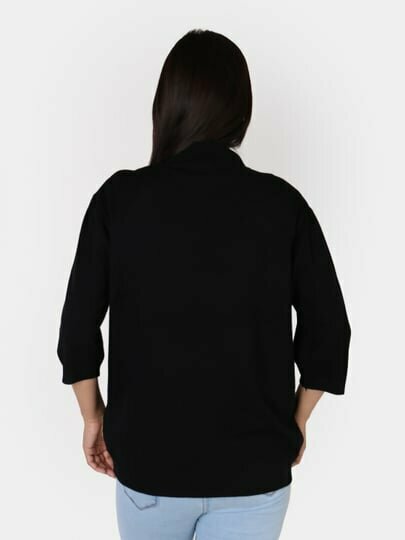 Водолазка , размер One Size, черный — фото 1