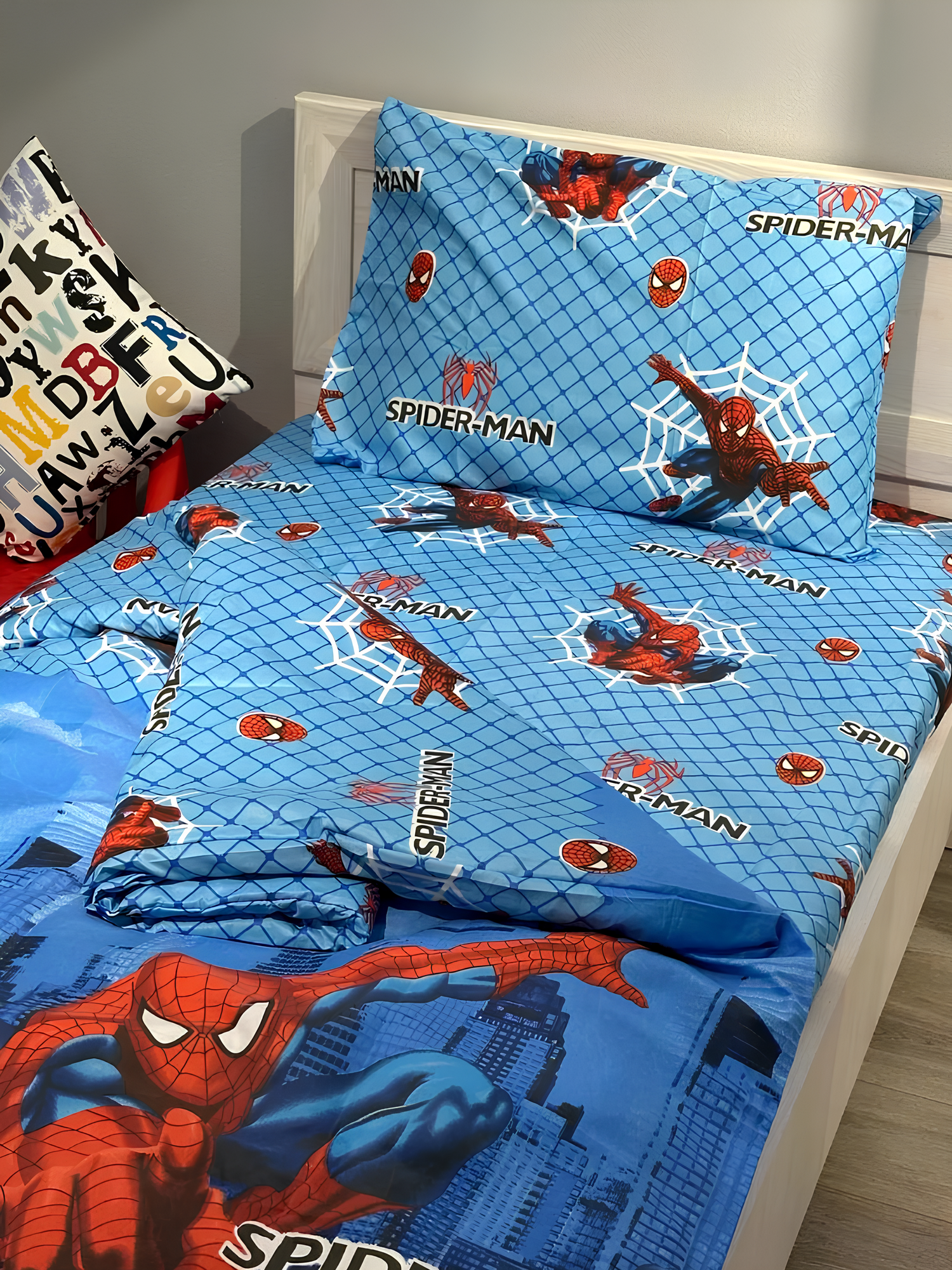 Детское постельное белье, односпальное, эко бамбук, простынь, пододеяльник, наволочка — фото 1