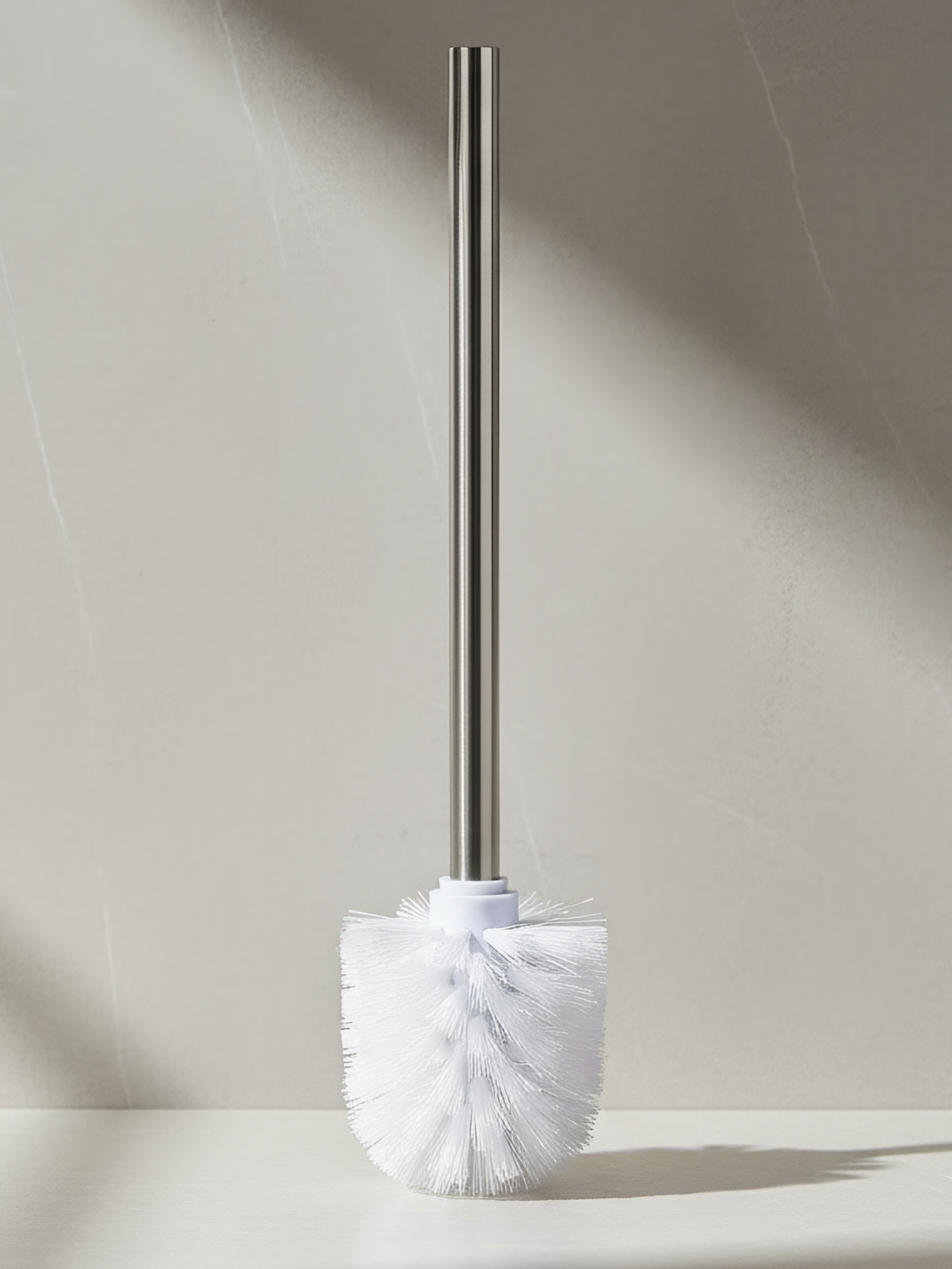 Ершик для унитаза PERFECTO LINEA Element бежевый с подставкой (35-618501) — фото 1