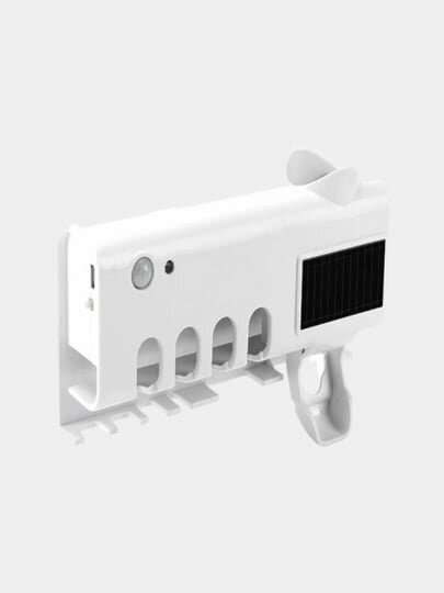 3-в-1 держатель зубных щеток, УФ-стерилизатор и дозатор пасты — идеальное решение для гигиены полости рта