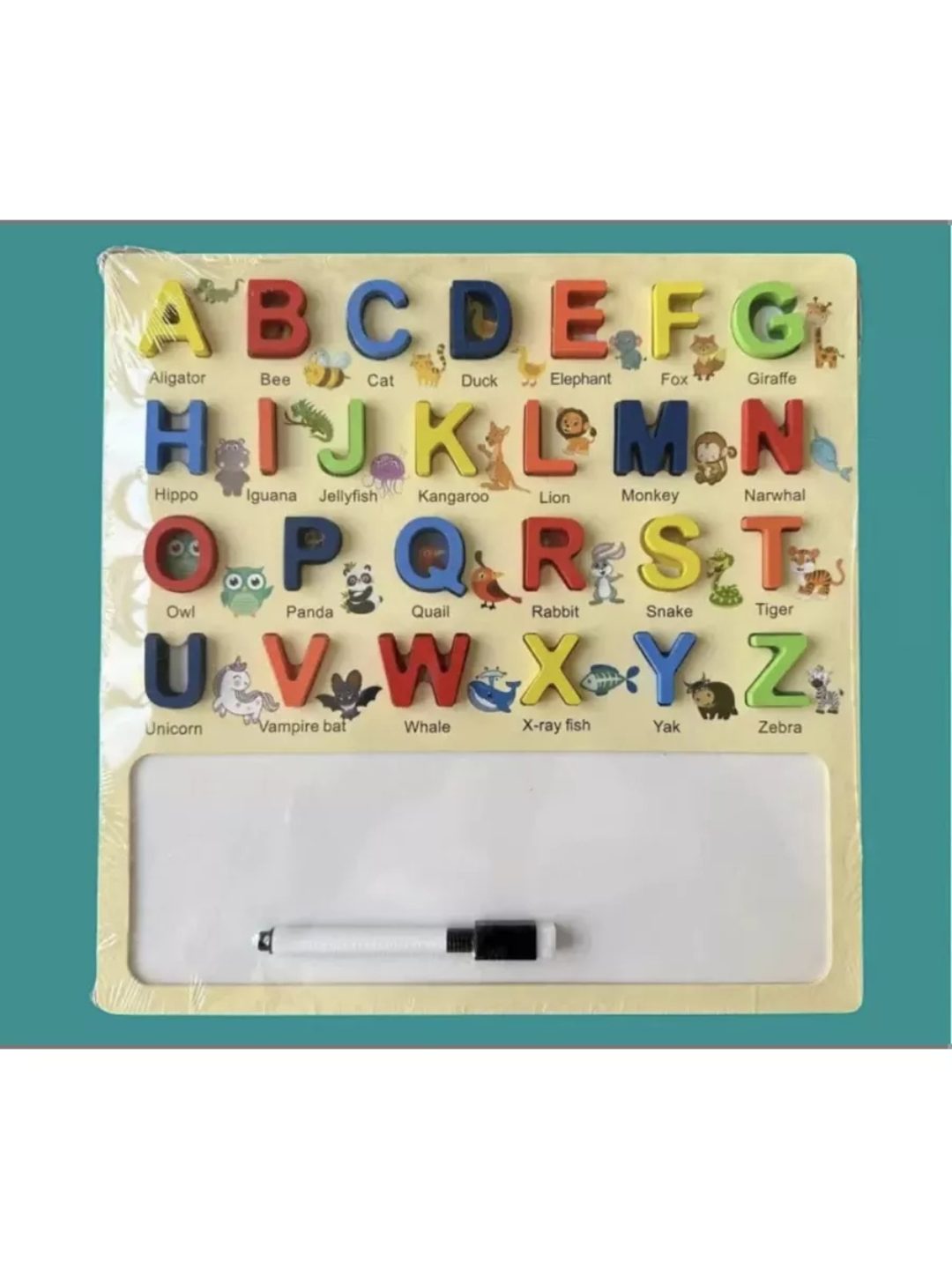 Деревянные игрушки, развивающий сортер геометрические фигуры, формы телега от 2+ для детей монтессори, головоломка экологичная игрушка для детских ладошек. Буквы маркером на английском