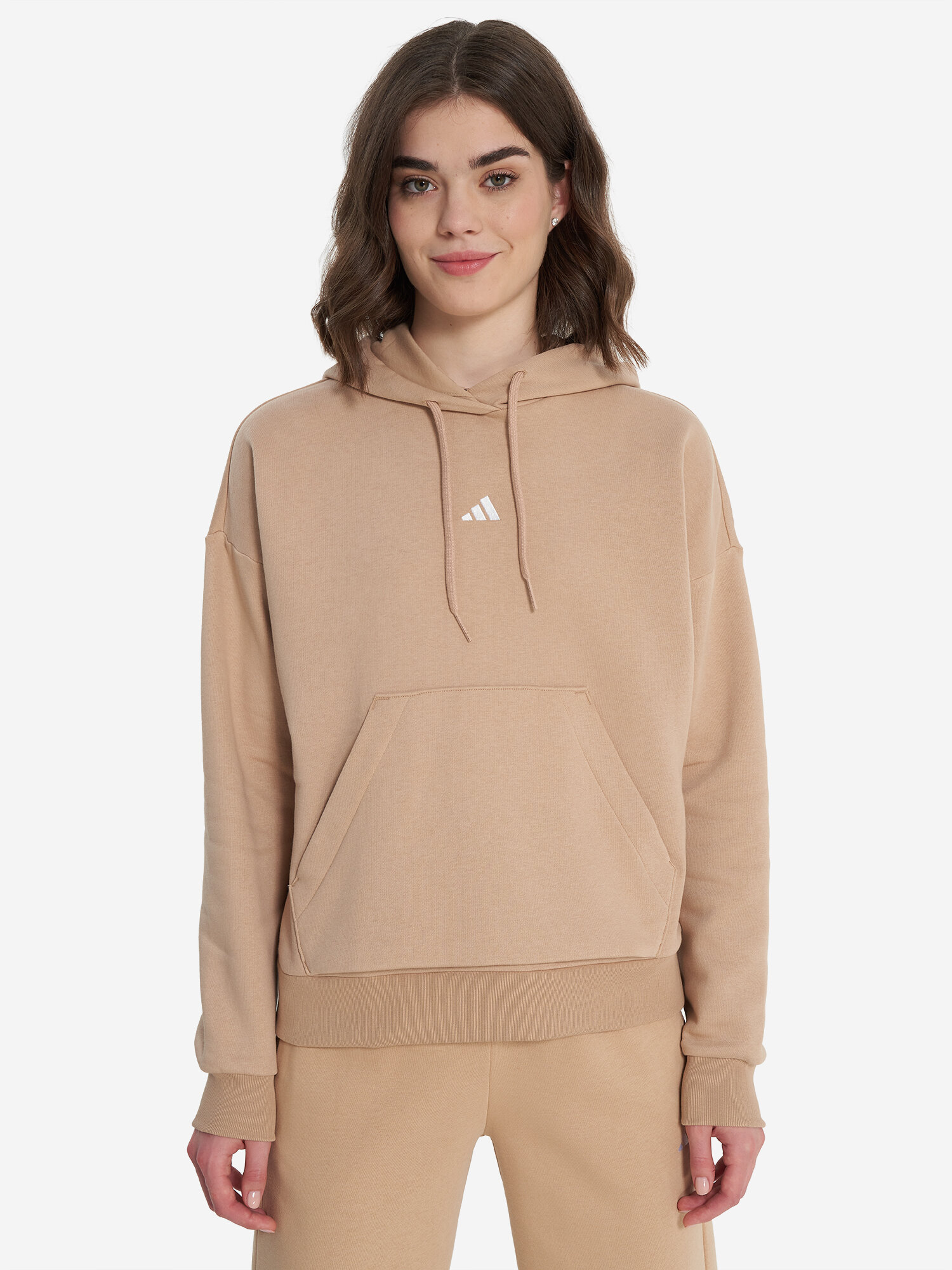 Худи спортивное adidas, размер XL, , коричневый — фото 1