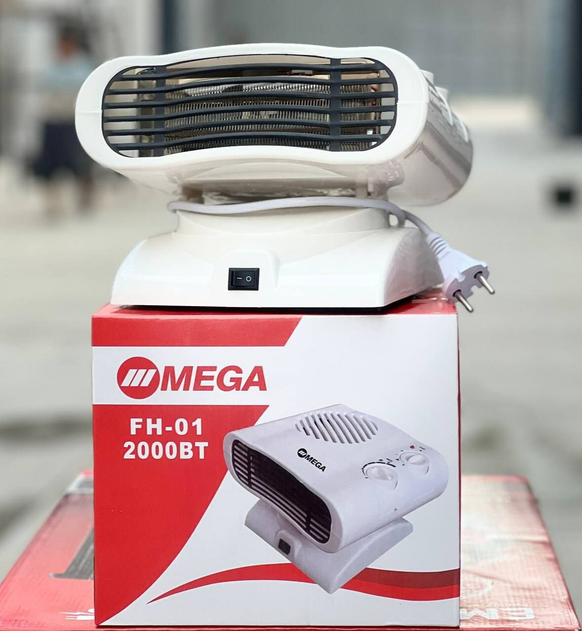 Обогреватель MEGA FH-01, спиральный, регулировка мощности и температуры