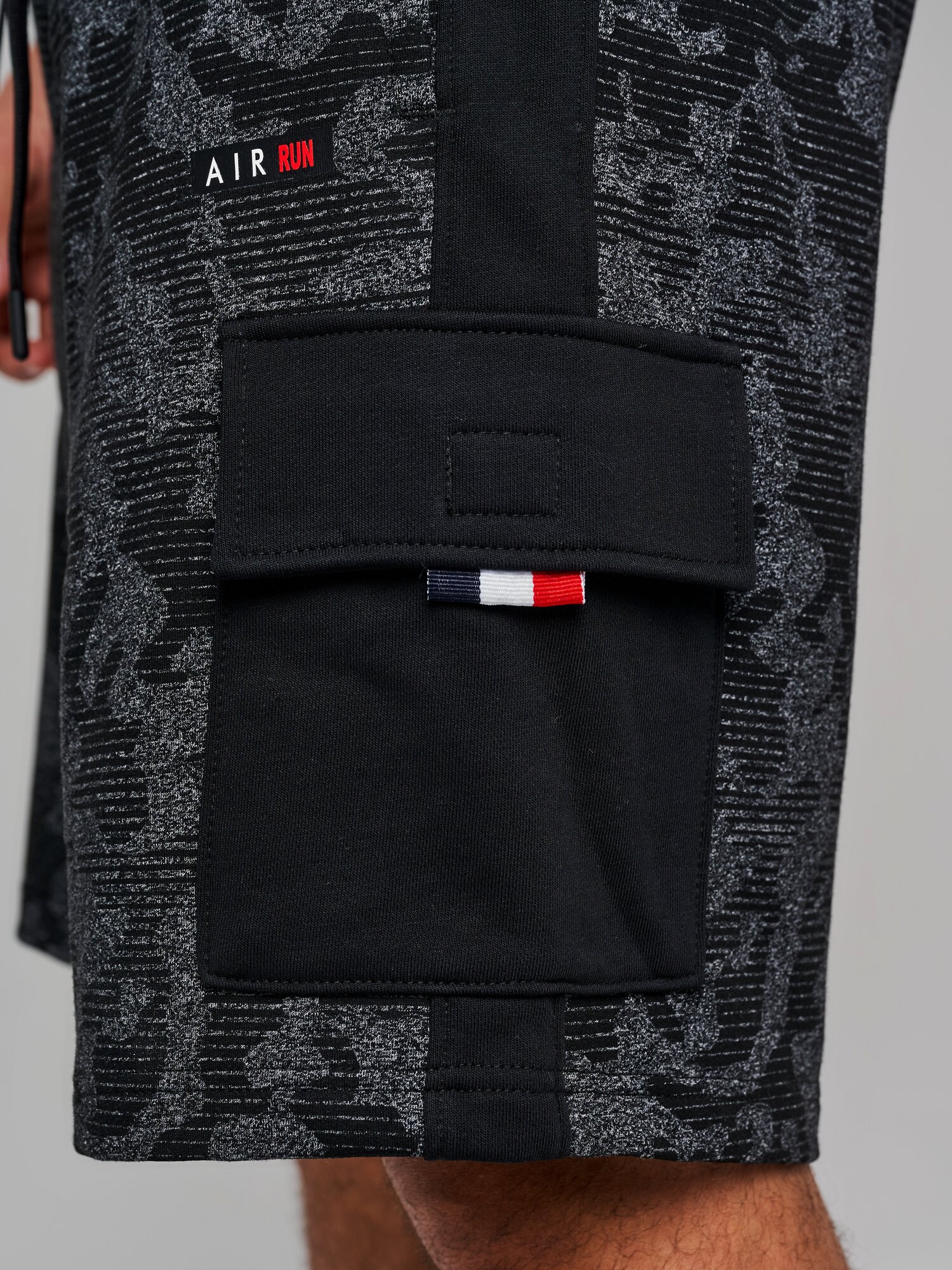 Шорты спортивные AIR RUN новая коллекция 2025, размер ХХL, черный — фото 1
