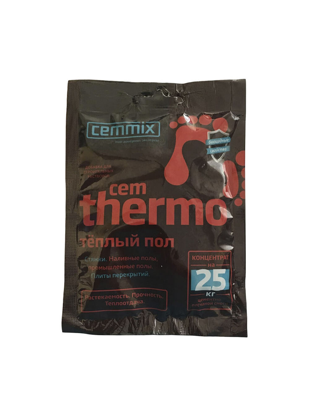 Добавка для теплых/ наливных/ промышленных полов и стяжек цементная концентрат саше 50 мл