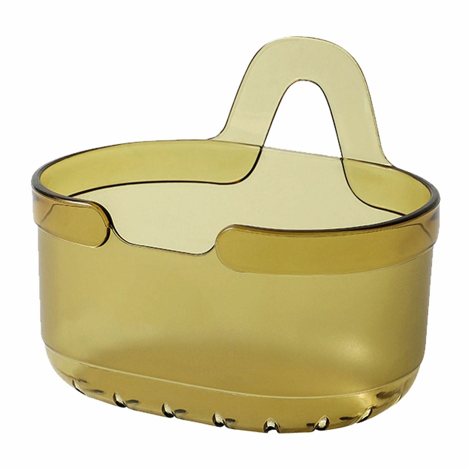 Пластиковый настенный органайзер большая вместительная подвесная корзина-органайзер дышащая дренажная корзина для ванной комнаты кухни желтый цвет