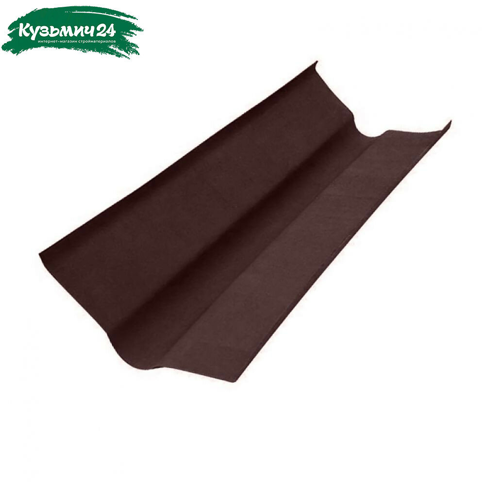 Ендова Ондулин 1 м коричневый