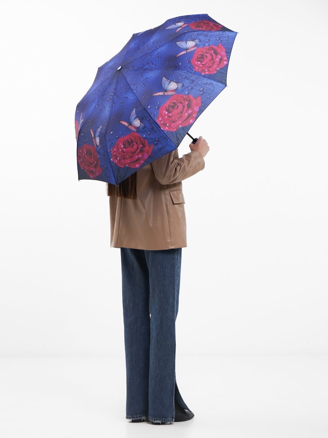 Зонт Yuzont, голубой, — фото 1