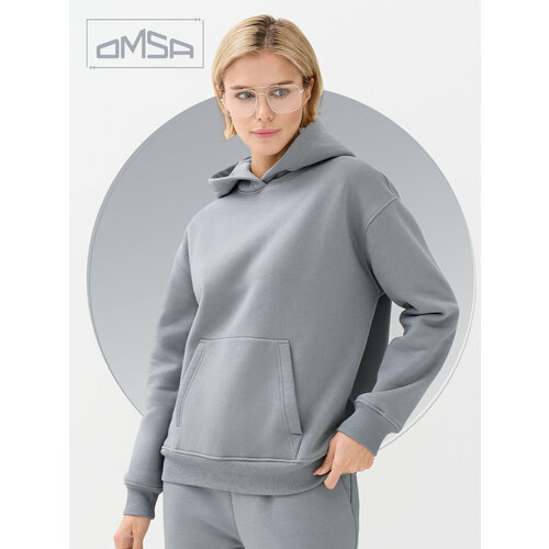 фото Худи omsa omsa casual, размер 50, , grigio