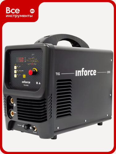 Изображение товара Аргонодуговой сварочный инвертор Inforce для автосервисов, профессиональный импульсный с возможностью сварки алюминия