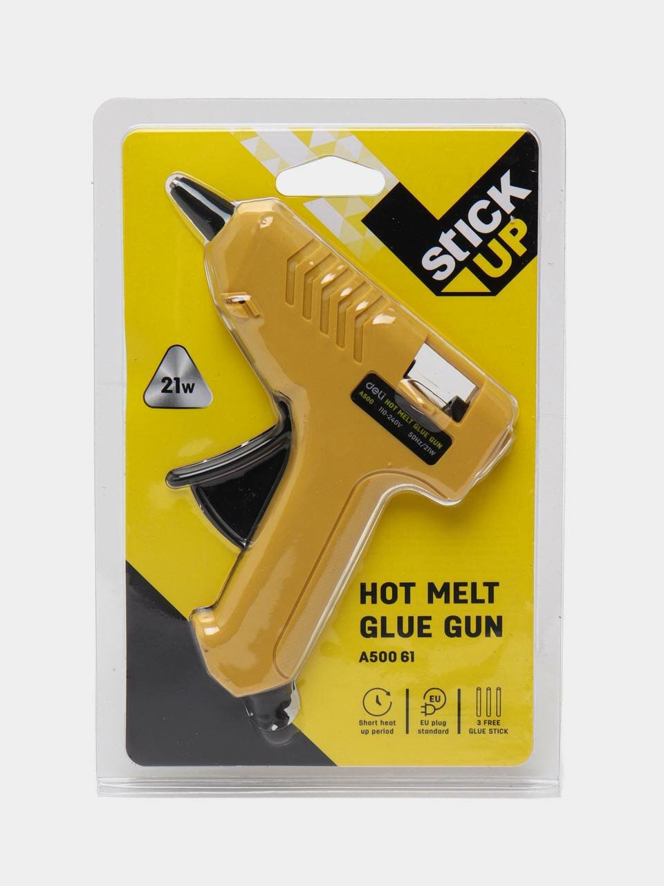 Термоклеевой пистолет Stick Up 21Вт с клеевыми стержнями