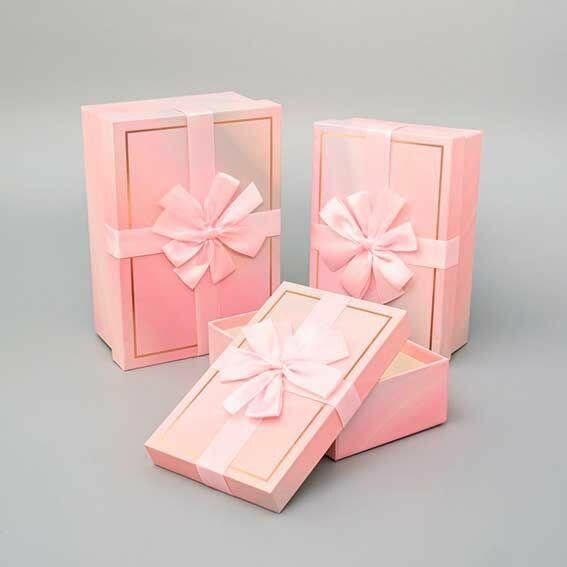 Коробка подарочная Микрос 3 в 1 прямоугольные 