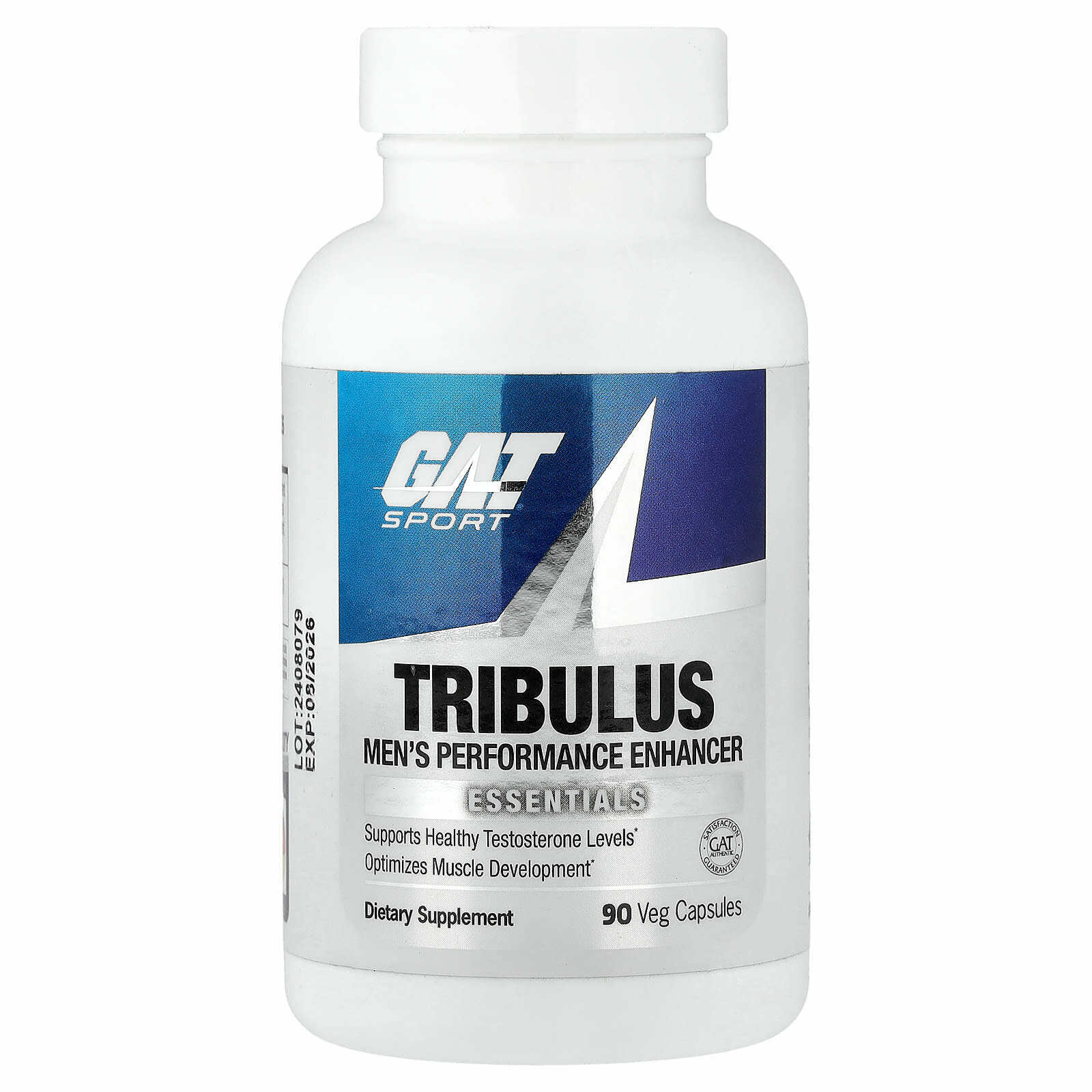 Tribulus GAT sport 750 mg 90 caps Tribulus 90 капсул — натуральная пищевая добавка для мужчин