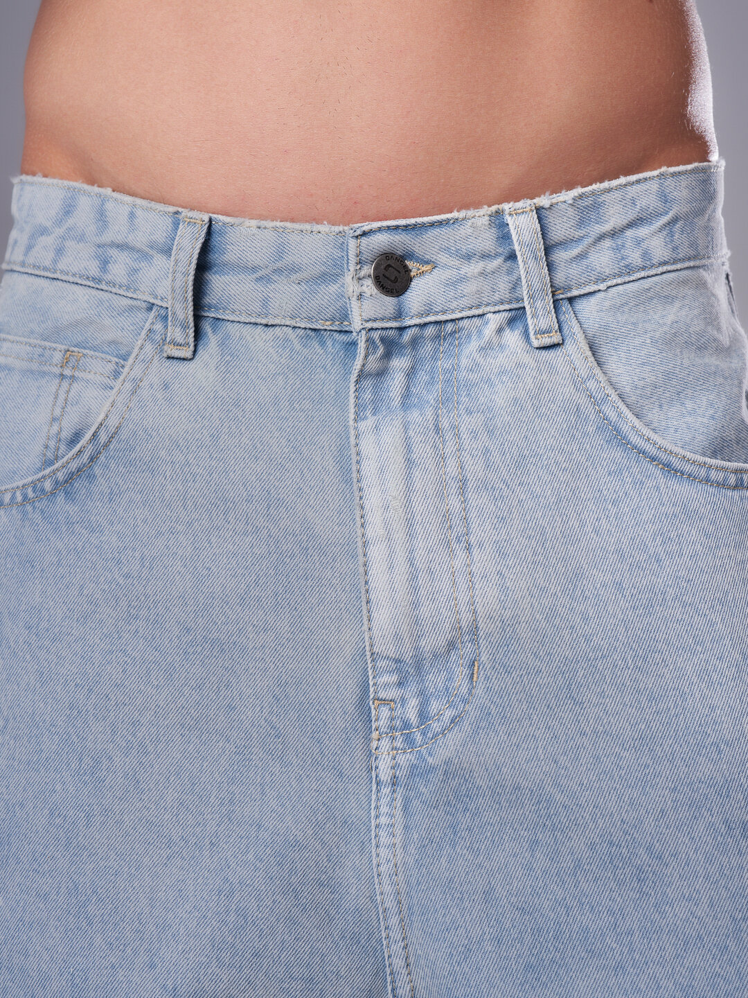 Джинсы , размер L, голубой — фото 1