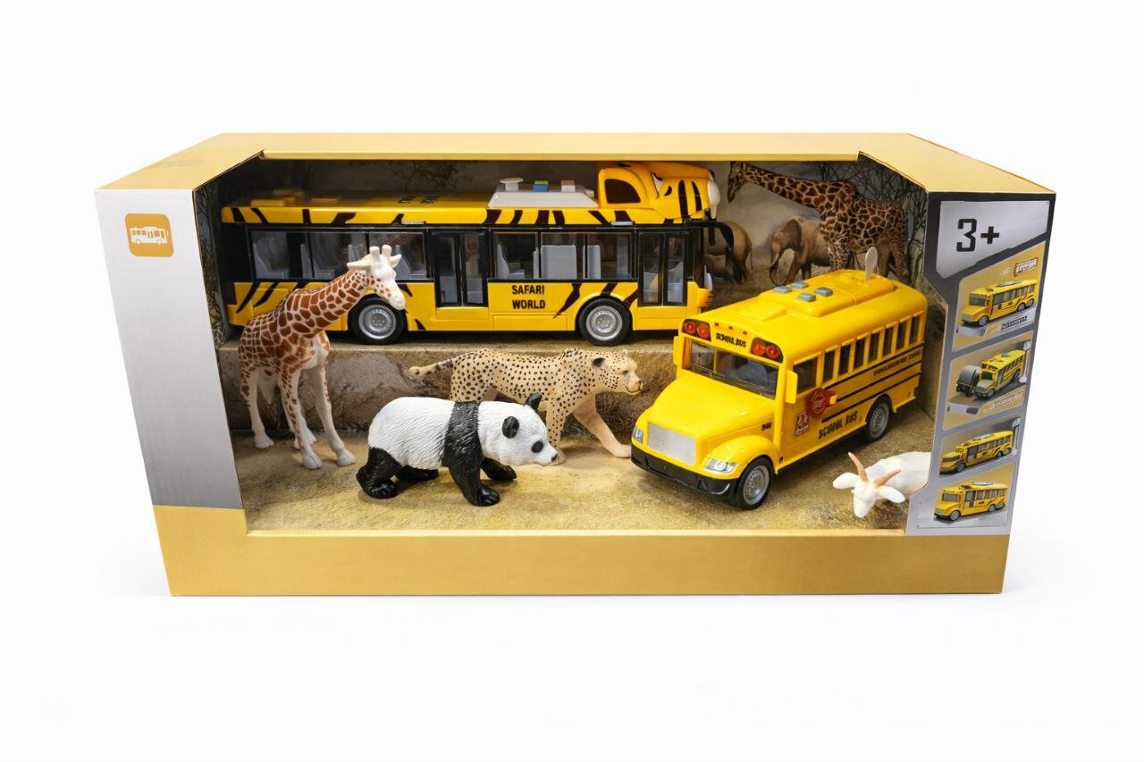 Набор спецтехника машина грузовик экскаватор самосвал инерционный звук, свет