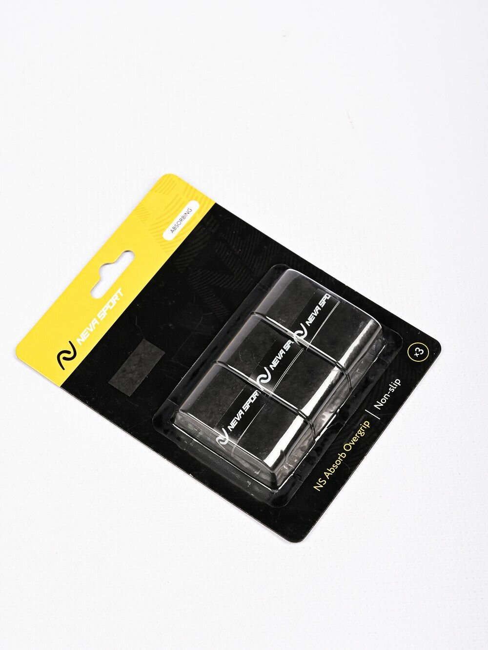 Овергрип NEVA SPORT ABSORBING черный (3 шт.) — фото 1