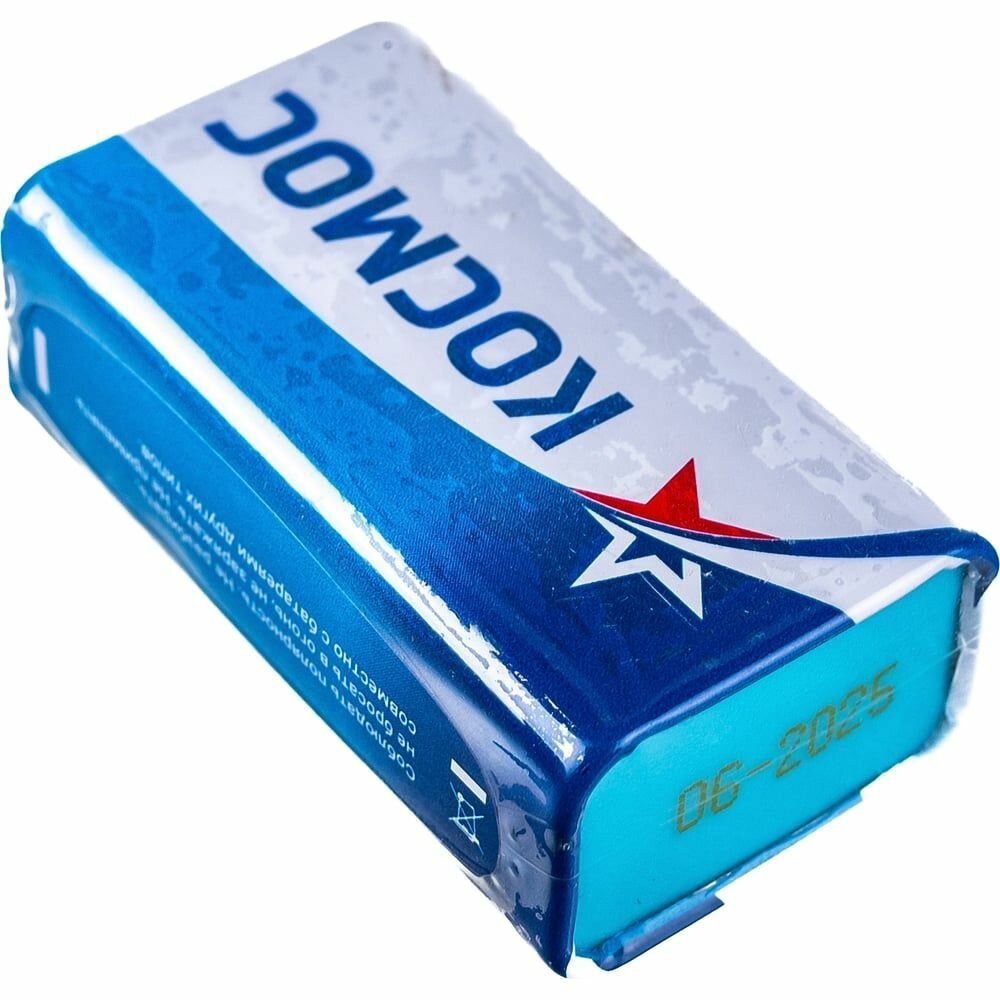 Элемент питания солевой «крона» 6F22 (1S) космос KOC6F22 — фото 1