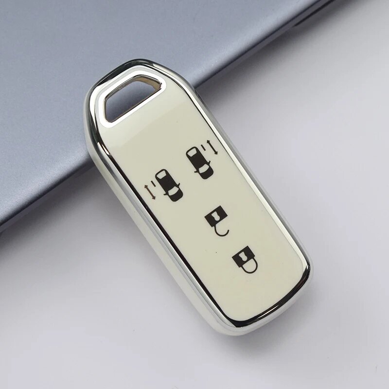 Чехол для ключа Honda N-BOX JF3/JF4 silver white