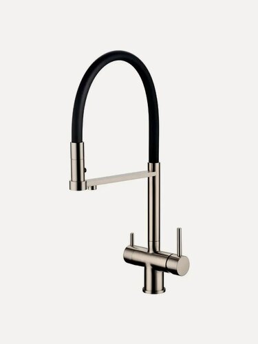 Изображение товара Смеситель для кухни с гибким изливом GB4095NK Никель