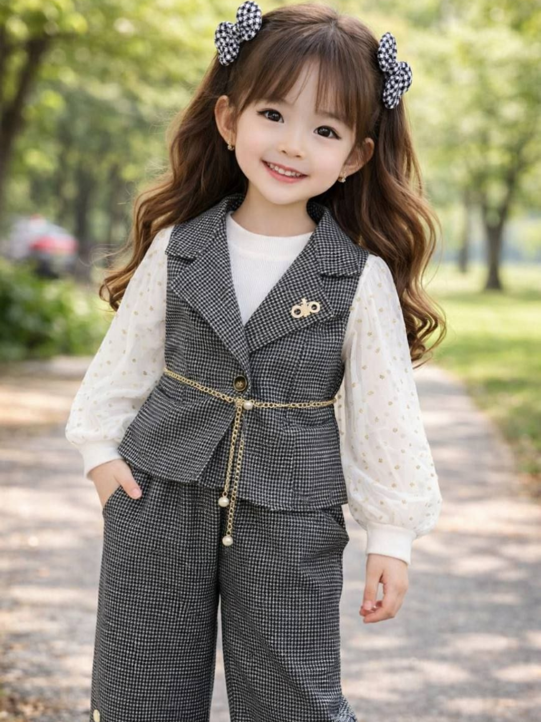 Комплект одежды , размер 100, серый — фото 1