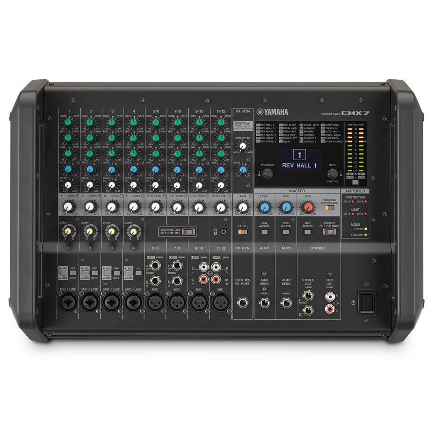Микшер с усилителем Yamaha EMX7 — фото 1