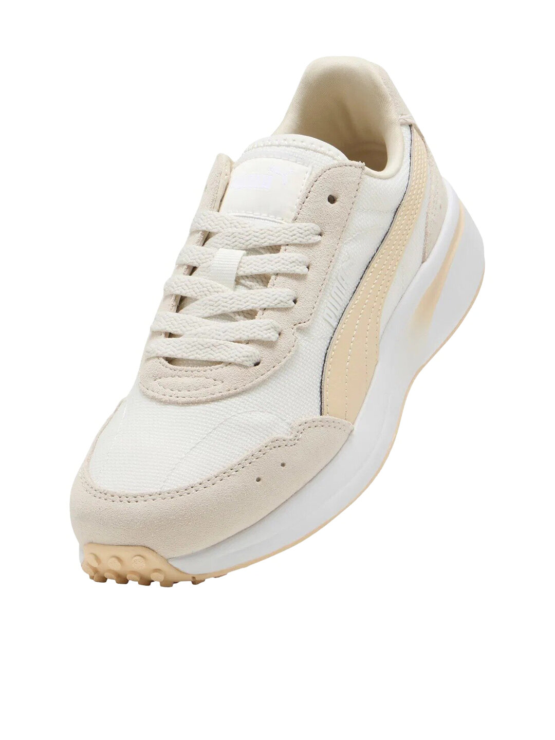 Кроссовки PUMA R78 Glance, размер 6 UK, бежевый — фото 1