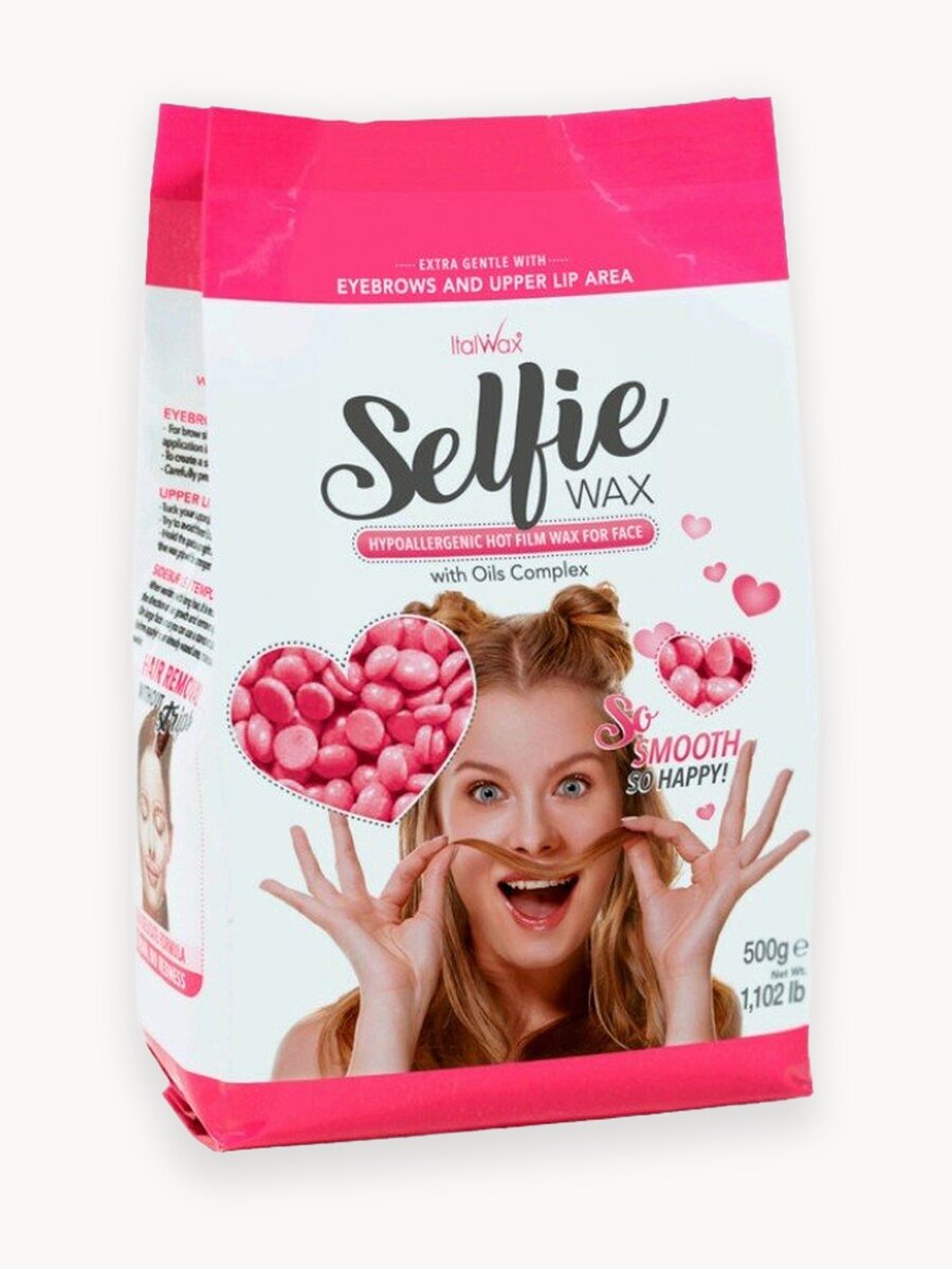 Воск пленочный для лица Italwax Selfie 500гр