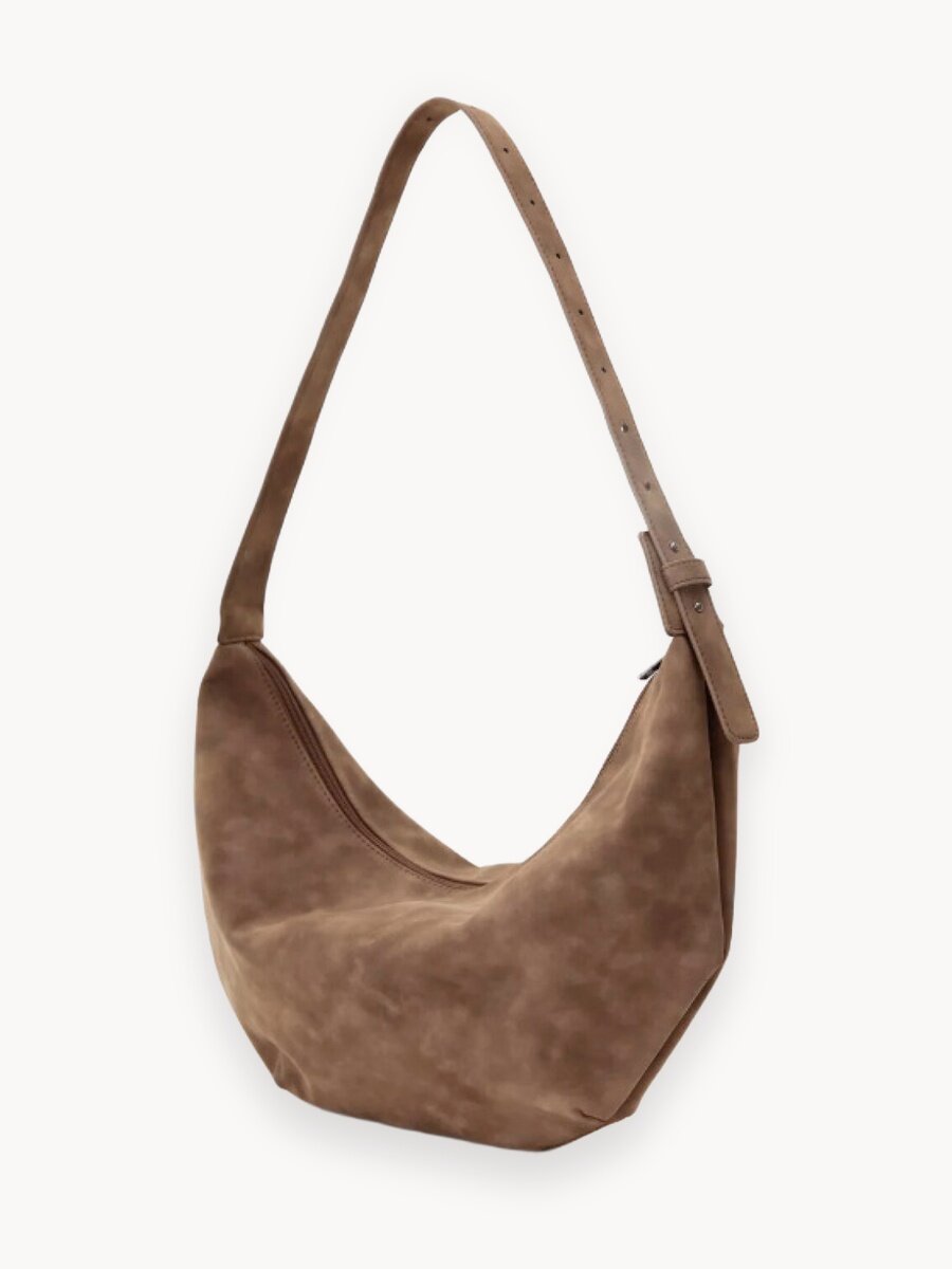 Сумка хобо  Сумка хобо замшевая от OLLema