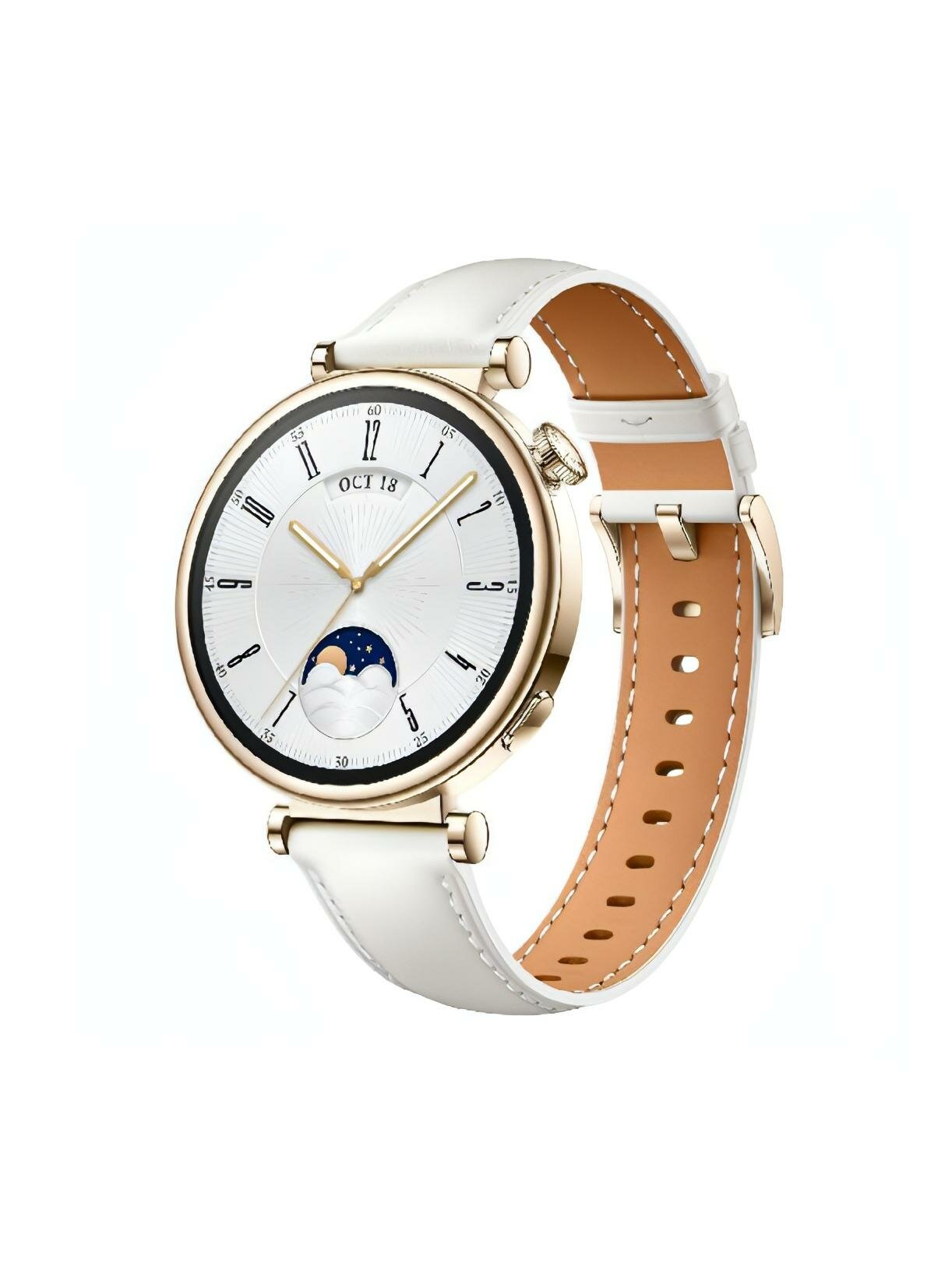 Смарт-часы HUAWEI Watch GT4 41mm Aurora White Leather (ARA-B19) — фото 1
