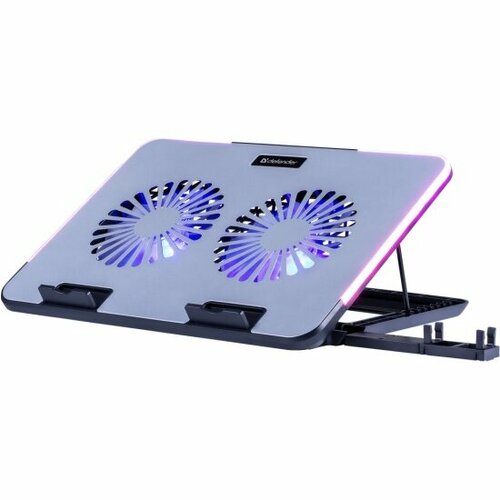 Подставка для ноутбука Defender NS-519 156 RGB металл серый металлик черный 29519 1310₽