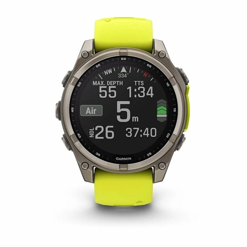 Смарт-часы Fenix 8 Saphire Solar Graphite AmpYe, 51мм, умные, с GPS, солнечные