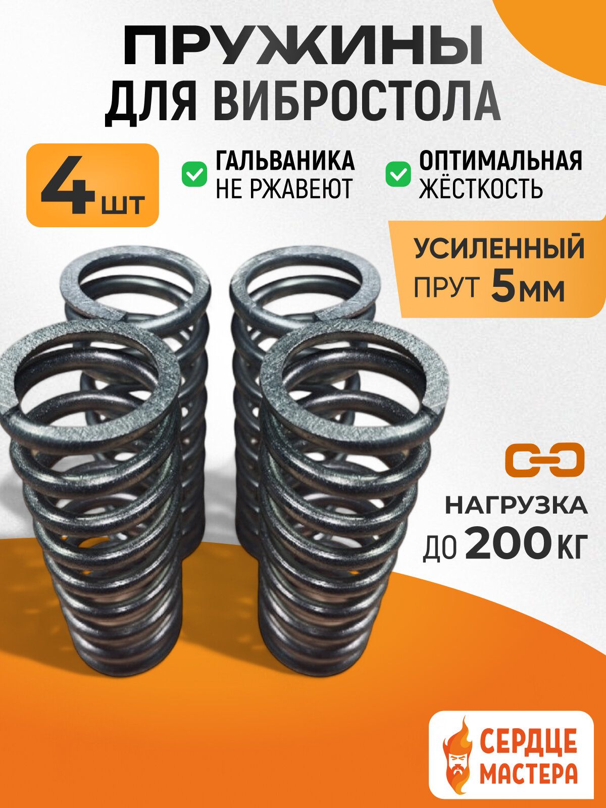 Пружины для вибростола