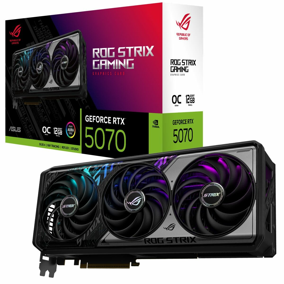 Видеокарта ASUS ROG-STRIX-RTX5070-O12G-GAMING