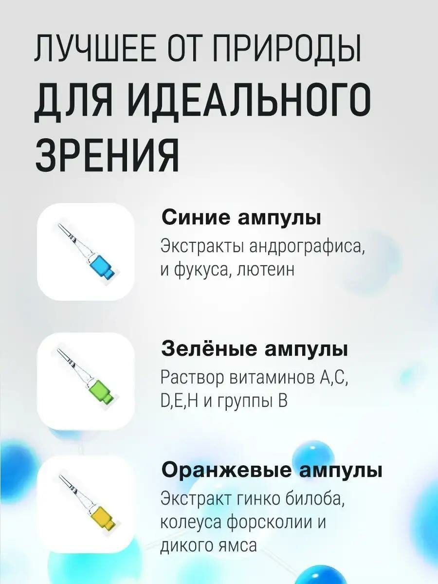 Витамины для глаз и зрения с лютеином и черникой, глазные капли Оптитрин, капли для глаз, 7 ампул — фото 1