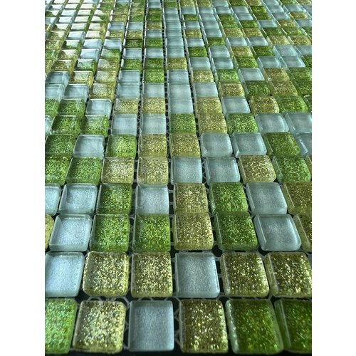 Плитка Colori Viva Levanto Стеклянная 1x1 29.8x29.8 CV11004 гладкая, глянцевая Тонкая